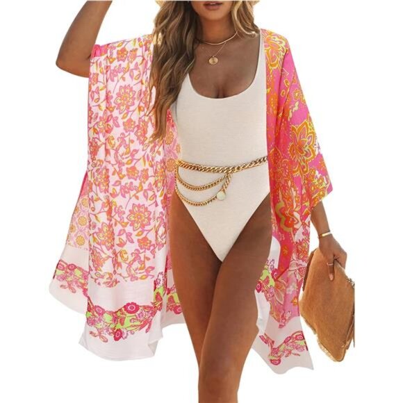 Kimonos Swimsuit Coverup Lightweight 023 - Picture 1 of 5